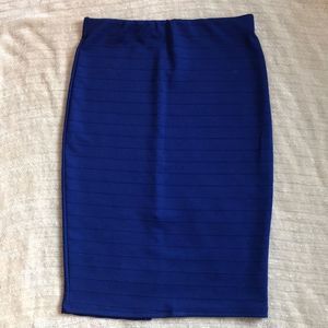 NWT Danbee Blue Skirt sz Large